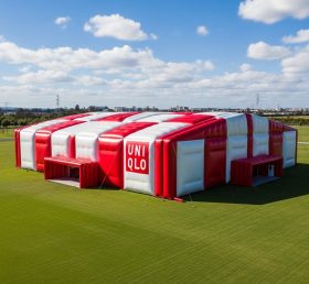 Tent1-6523 Tenda Inflável Vermelha e Branca UNIQLO