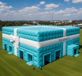 Tent1-6541 Caixa de Presente Inflável Azul Tiffany