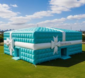 Tent1-6542 Caixa de Presente Inflável Azul Tiffany