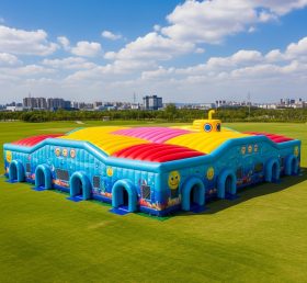Tent1-6544 Tenda Inflável Vibrante com Tema Subaquático