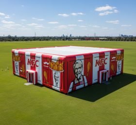 Tent1-6609 Tenda Cubo Inflável de Evento da Marca KFC