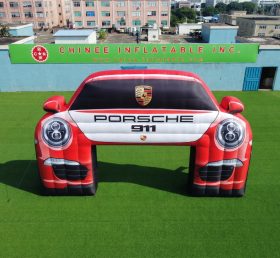 Arch3-158 Arco Inflável Publicitário Porsche 911