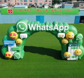 Arch3-187 Arco Inflável de Publicidade WhatsApp