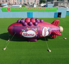 B3-281 Dirigível Inflável Gigante de Publicidade Ribena
