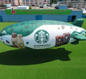 B3-290 Dirigível Inflável Gigante de Publicidade Starbucks