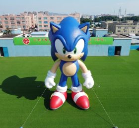 Cartoon3-857 Tema Sonic Inflável Desenho Animado