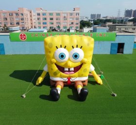 Cartoon3-859 Desenho Animado Inflável com Tema do Bob Esponja