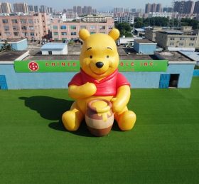 Cartoon3-889 Tema Winnie the Pooh Inflável Cartonado