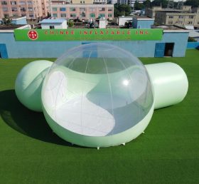 Tent1-5045G Tenda Bolha Inflável Verde-Claro