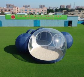 Tent1-5047C Tenda Bolha Inflável Azul Escuro