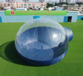 Tent1-5046C Tenda Bolha Inflável Azul Escura