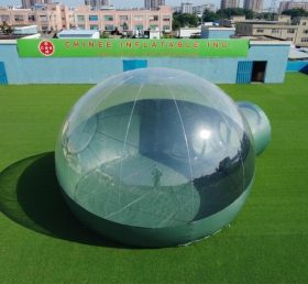 Tent1-5046D Tenda Bolha Inflável Verde Escuro