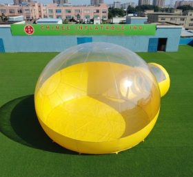 Tent1-5046O Tenda Bolha Inflável Amarela