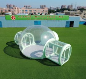 Tent1-5048G Tenda Bolha Inflável Verde-Claro