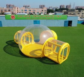 Tent1-5048O Tenda Bolha Inflável Amarela