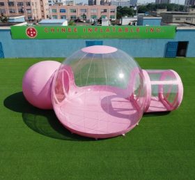 Tent1-5043K Tenda Bolha Inflável Rosa