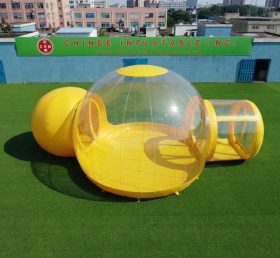 Tent1-5043O Tenda Bolha Inflável Amarela