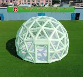 Tent1-5041G Estrutura Esférica Verde-Claro Tenda Bolha Inflável