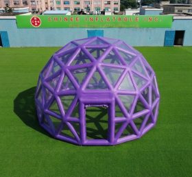 Tent1-5041L Estrutura Esférica Roxa Tenda Bolha Inflável