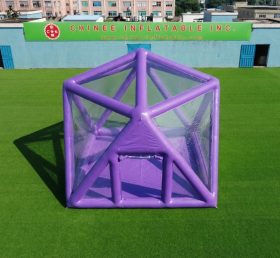 Tent1-5040M Roxa Estruturada Inflável em Forma de Bolha