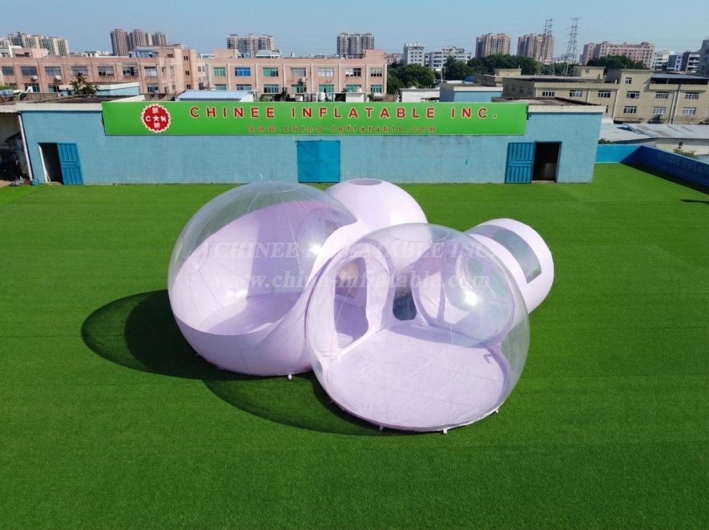 Tent1-5042F Lavender Inflatable Bubble Tent