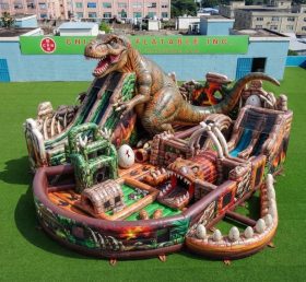 GF2-607C Parque Inflável com Tema de Dinossauro
