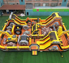 GF3-580 Parque Inflável com Tema de Escavadora