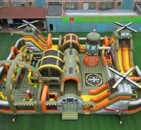 GF3-581 Parque Inflável com Tema de Helicóptero