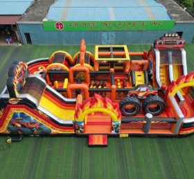 GF3-587 Parque Inflável com Tema de Monstro Blaze