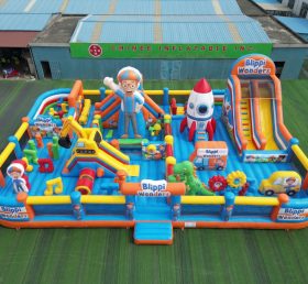 GF3-588 Parque Inflável Tema Blippi Wonders