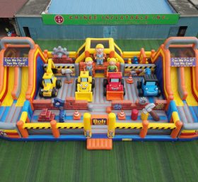 GF3-589 Parque Inflável com Tema Bob, o Construtor