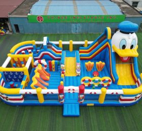 GF3-595 Parque Inflável com Tema do Pato Donald