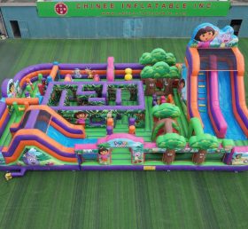 GF3-601 Parque Inflável Tema Dora