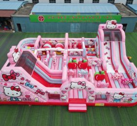 GF3-605 Parque Inflável Temático Hello Kitty