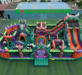 GF3-614 Parque Inflável com Tema de Monstros