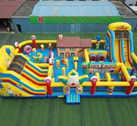 GF3-627 Parque Inflável com Tema de Os Simpsons