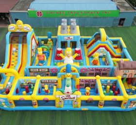 GF3-628 Parque Inflável com Tema dos Simpsons