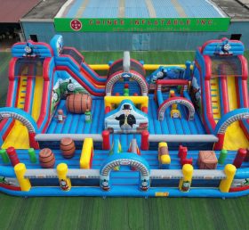 GF3-631 Parque Inflável com Tema Thomas & Friends