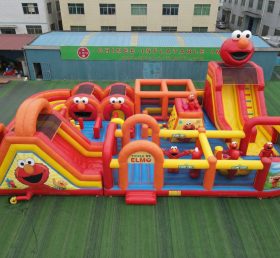 GF3-632 Parque Inflável com Tema Tickle Me Elmo
