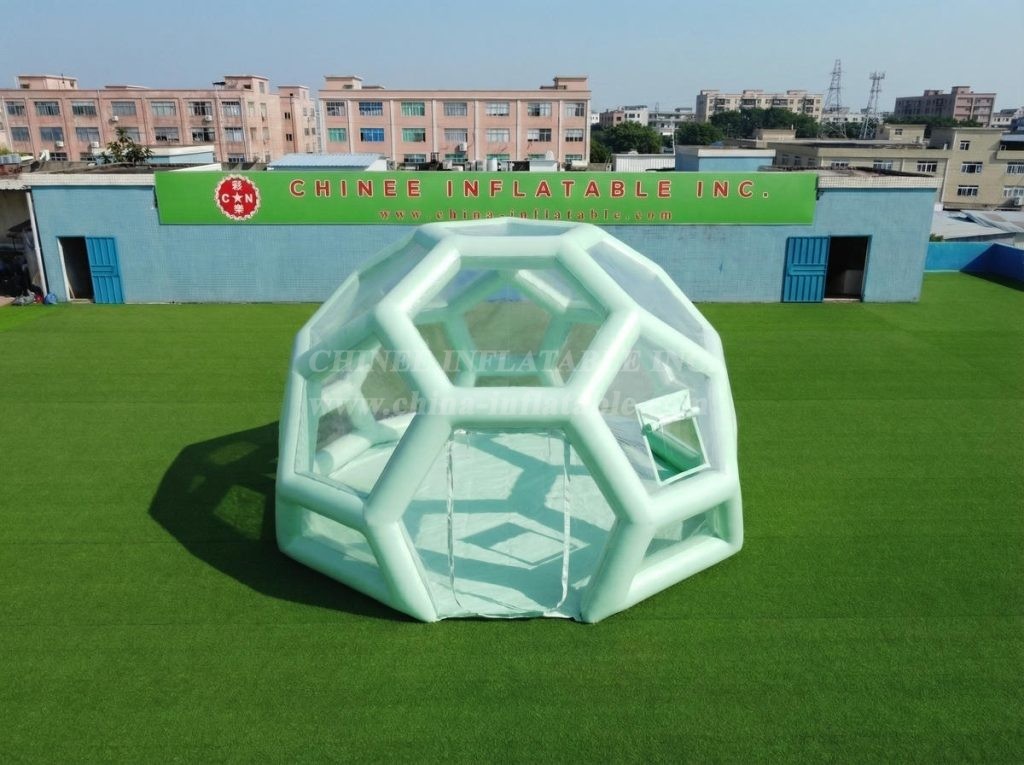 Tent1-5010I Light Green Inflatable Bubble House