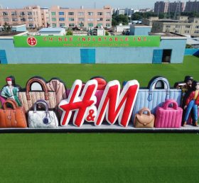 S4-2040 H&M Letreiro Publicitário Inflável