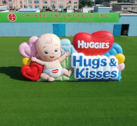 S4-2051 Huggies Sinal Publicitário Inflável