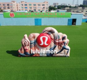S4-2070 Lululemon Letreiro Inflável para Publicidade