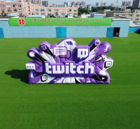 S4-2130 Placa Publicitária Inflável Twitch