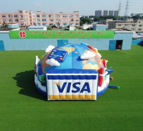 S4-2137 Letreiro Inflável de Publicidade Visa