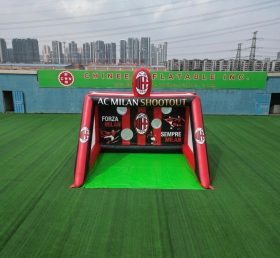 T11-7000 Jogo Inflável de Chute ao Gol com Tema do AC Milan