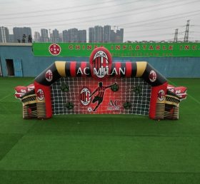 T11-7002 Jogo Inflável de Chute a Gol com Tema do AC Milan