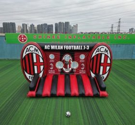 T11-7006 Jogo Inflável de Chute ao Gol com Tema do AC Milan