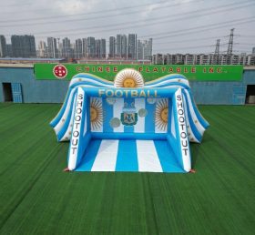 T11-7016 Jogo Inflável de Chute ao Gol com Tema da Seleção Nacional da Argentina