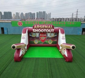 T11-7025 Jogo de Chute ao Gol Inflável com Tema do Arsenal